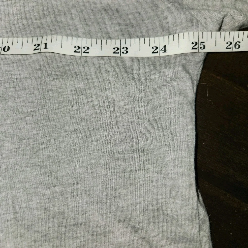 Tommy Hilfiger Gray Logo‎ Short Sleeve 90's Vintage Polo Zip Shirt Men's Size XL